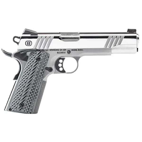 Bersa B1911 45 ACP Pistol with 5" Stainless Steel Barrel - B19117050PMBG