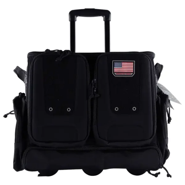 GPS Bags T2112ROBB Tactical Rolling Black 1000D Nylon Teflon Coating with Foam Cradle Holds 6 Handguns