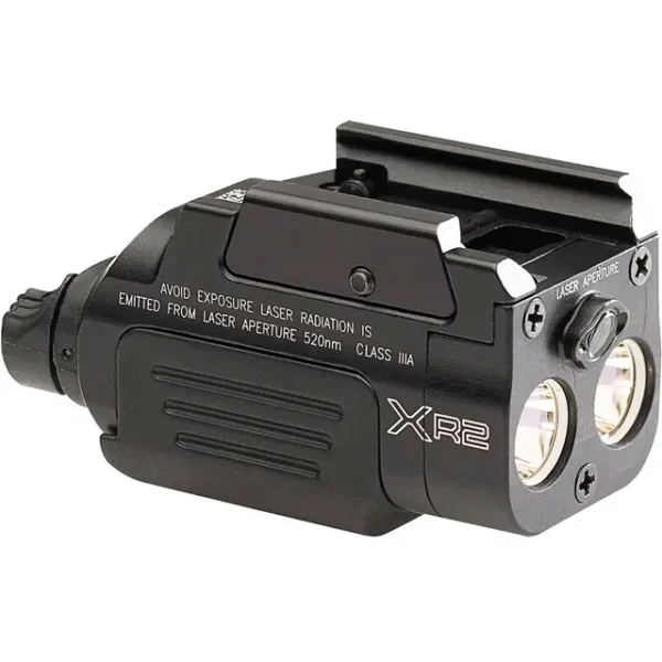 SureFire XR2ARD XR2-A-RD Compact Black Anodized 600 Lumens White LED/Red Laser