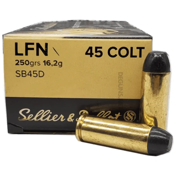 Sellier & Bellot 45 Colt 250 gr Lead Flat Nose 50rd